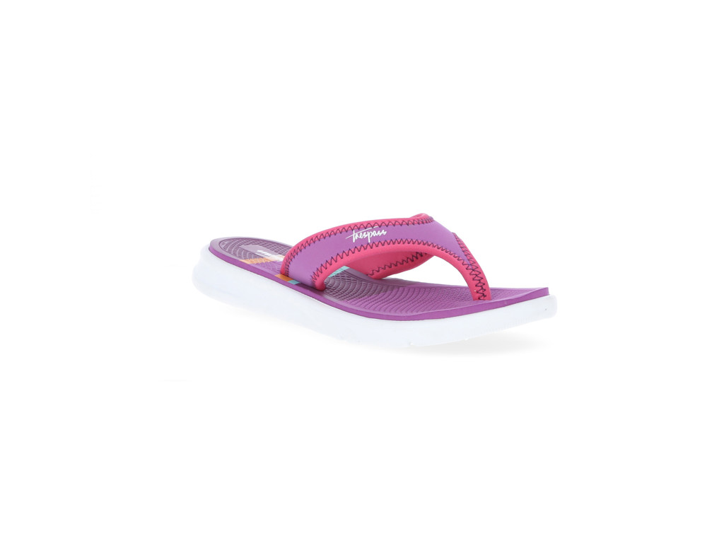 Trespass Dame Flip Flop Sandaler - Lilla Tilbud